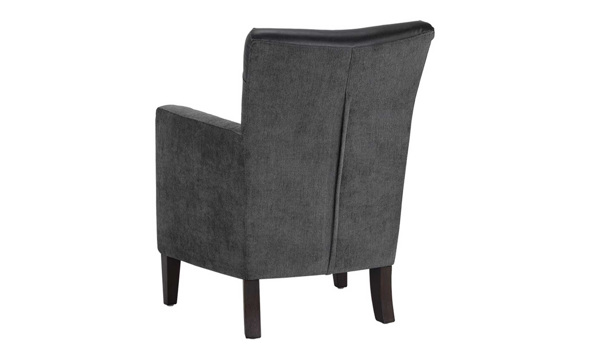 Aston Lounge Chair - Polo Club Kohl Grey / Coal Black